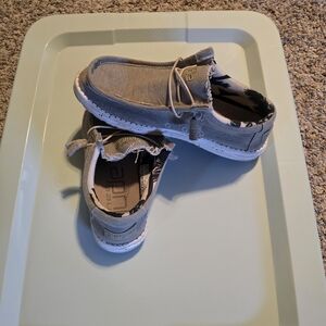 Hey Dude Light Gray Loafers